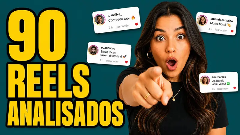 Análise de 90 Reels: o que os CTAs de automação têm em comum
