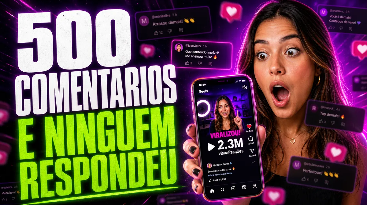 Automação de Reels: 500 comentários e ninguém respondeu