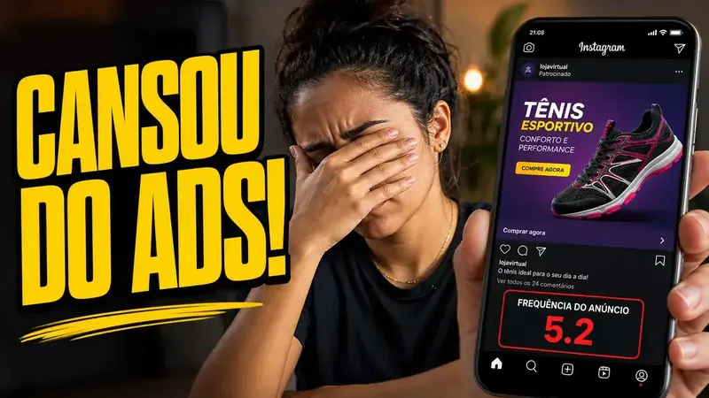 Frequência Alta e Cansaço de Anúncio no Instagram: Quando Trocar