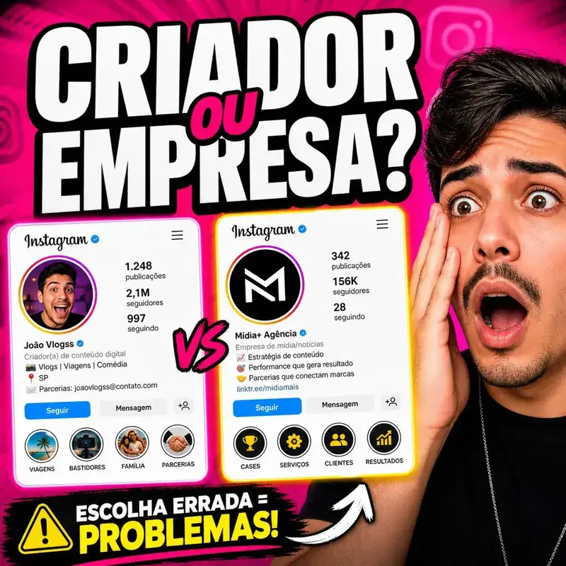Como Alterar Tipo Conta Criador Empresa Instagram