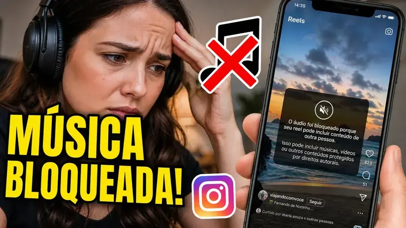 Direitos Autorais no Instagram: Por Que a Música do Reel Foi Bloqueada