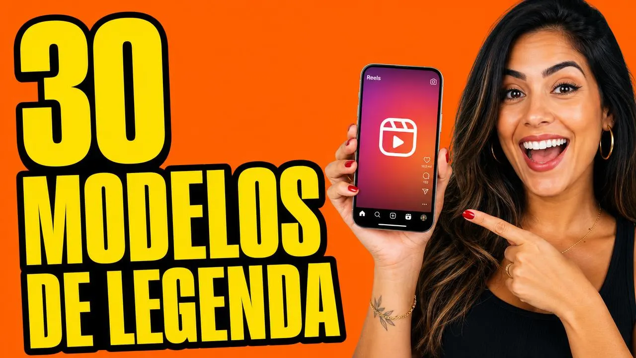30 modelos de legenda para Reels com automação