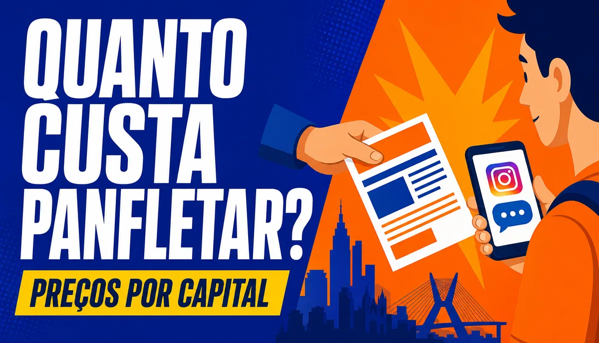 Quanto Custa Panfletagem e Vale a Pena? Preços por Capital