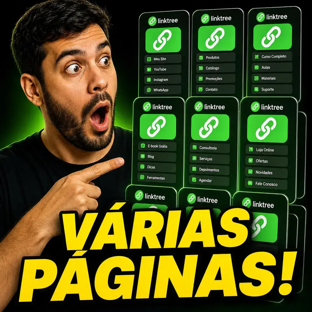 Como Criar e Gerenciar Várias Páginas de Link na Bio